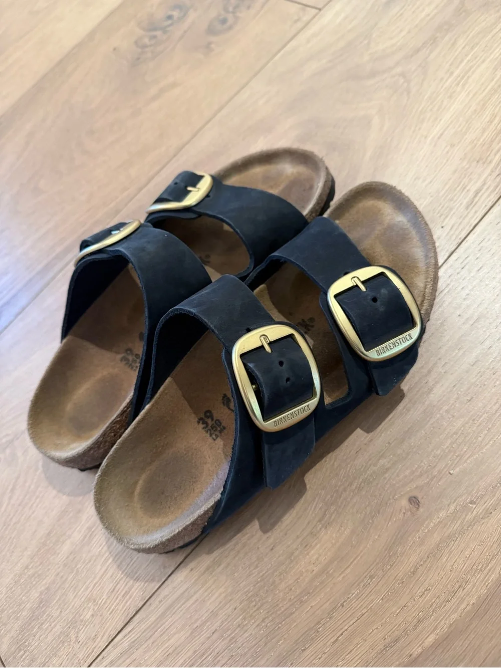 Birkenstock Black Arizona Big Buckle Sandals